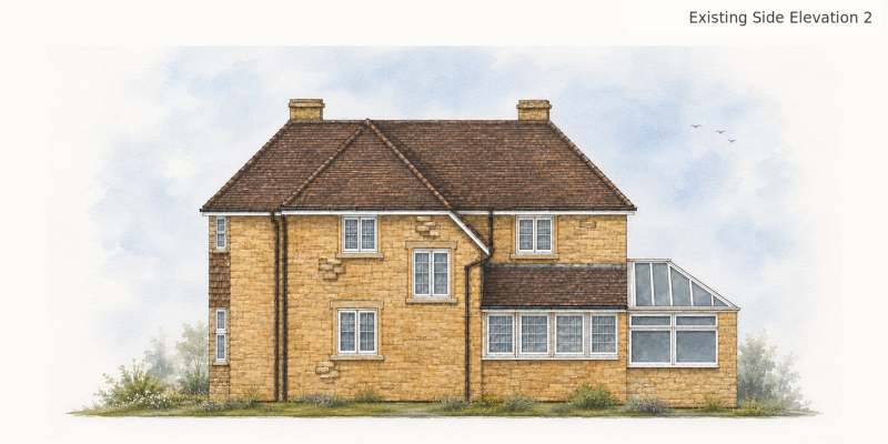 Existing Side Elevation